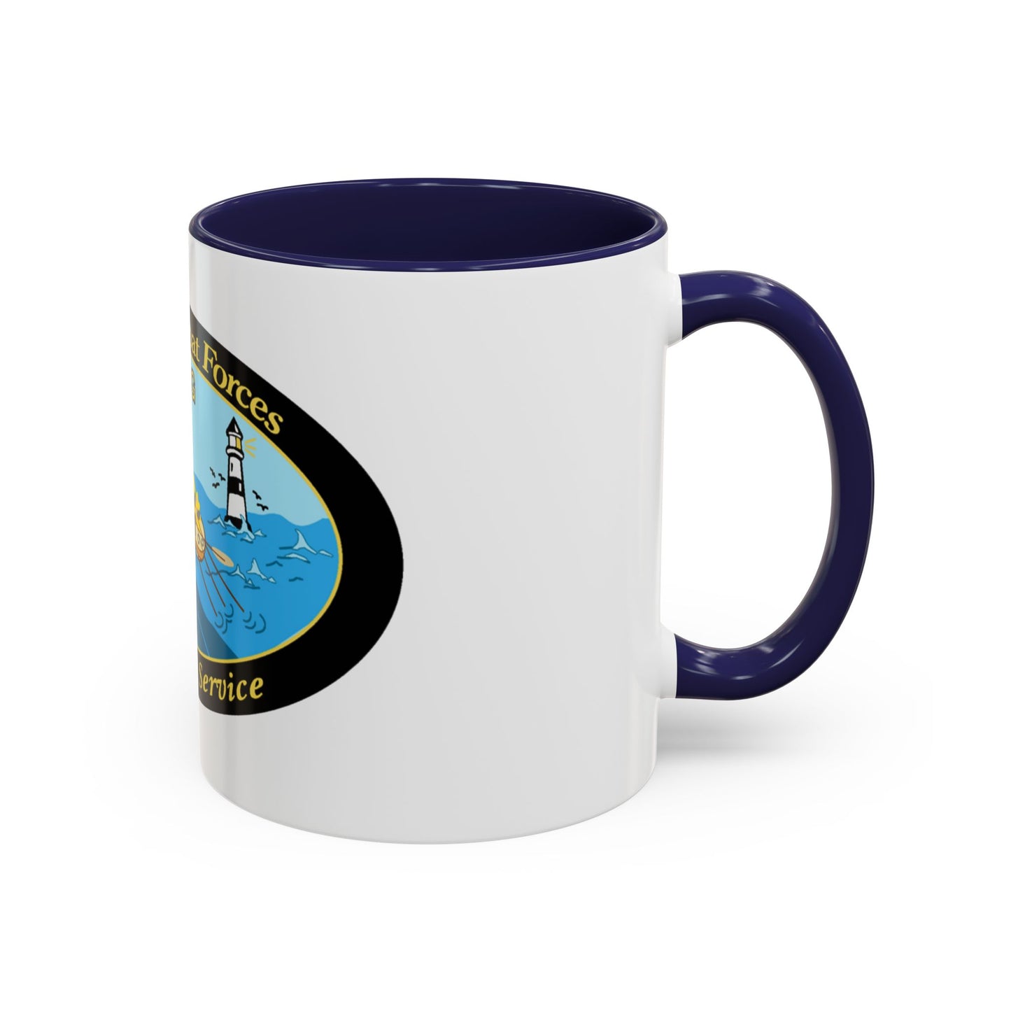 USCG Office of Boat Forces (U.S. Coast Guard) Accent Coffee Mug