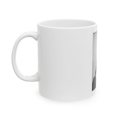 Portrait Of Brig. Gen. Daniel C. Mccallum, Officer Of The Federal Army (U.S. Civil War) White Coffee Mug