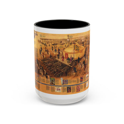 Mongols, The (1996) (Map) Accent Coffee Mug