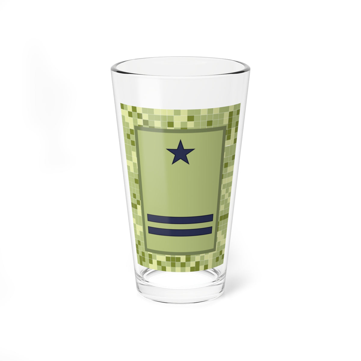 SS.OO.9.  TTE   CAMPAÑA   (Chile) (Military Rank) Pint Glass 16oz