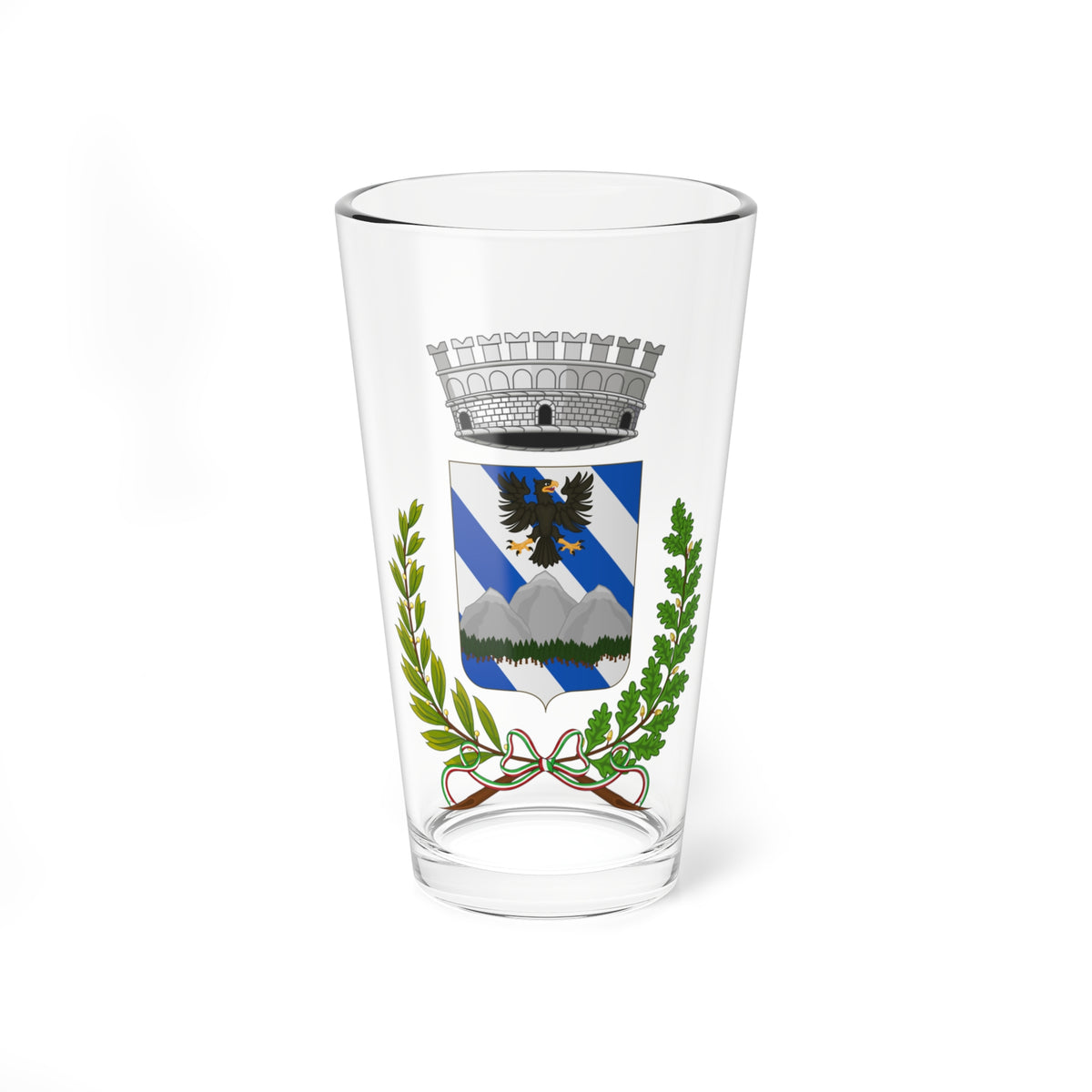 Fontanigorda-Stemma (Italy) (Coat of Arms) Pint Glass 16oz