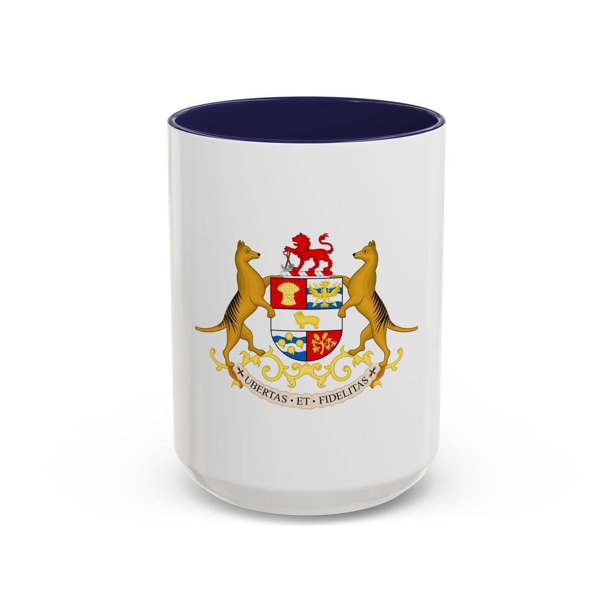 Coat of arms of Tasmania - Accent Coffee Mug