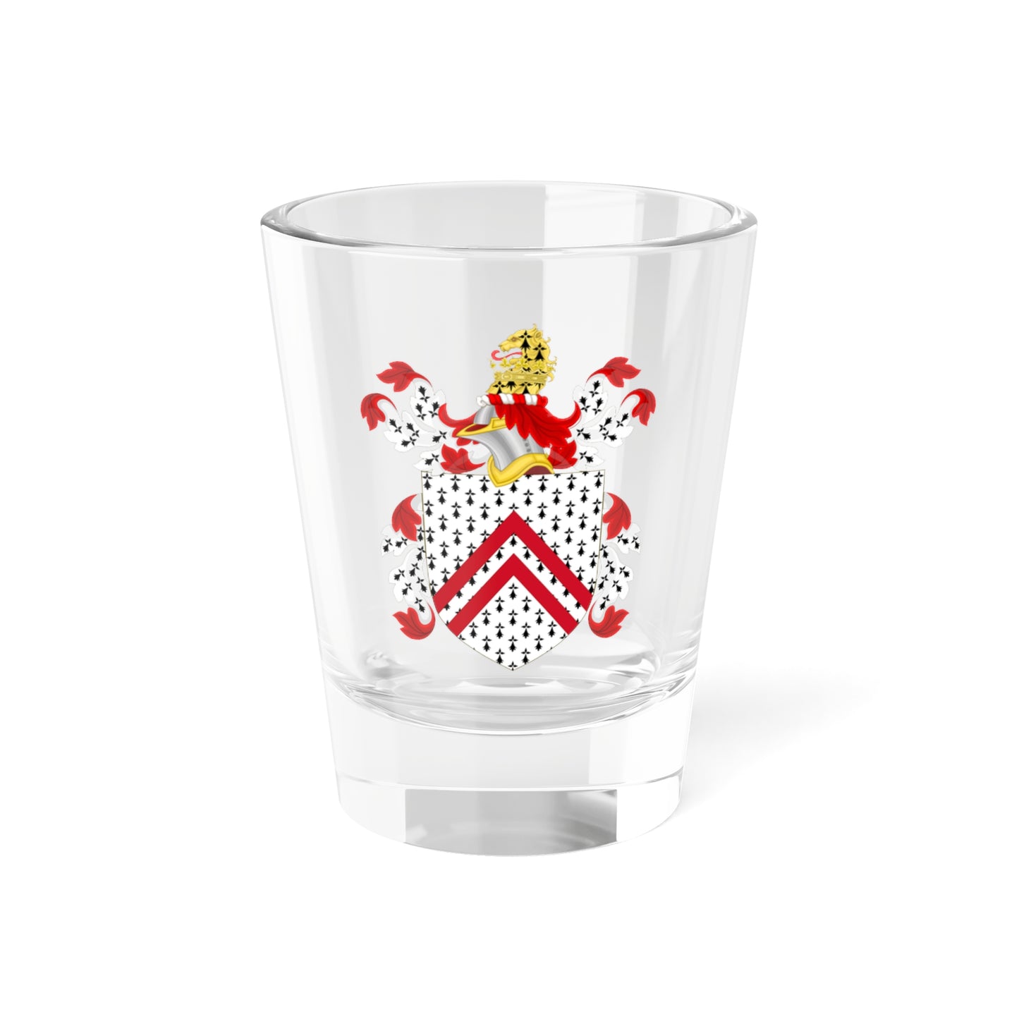 Coat of Arms of Increase Sumner (United States) (Coat of Arms) Shot Glass 1.5oz