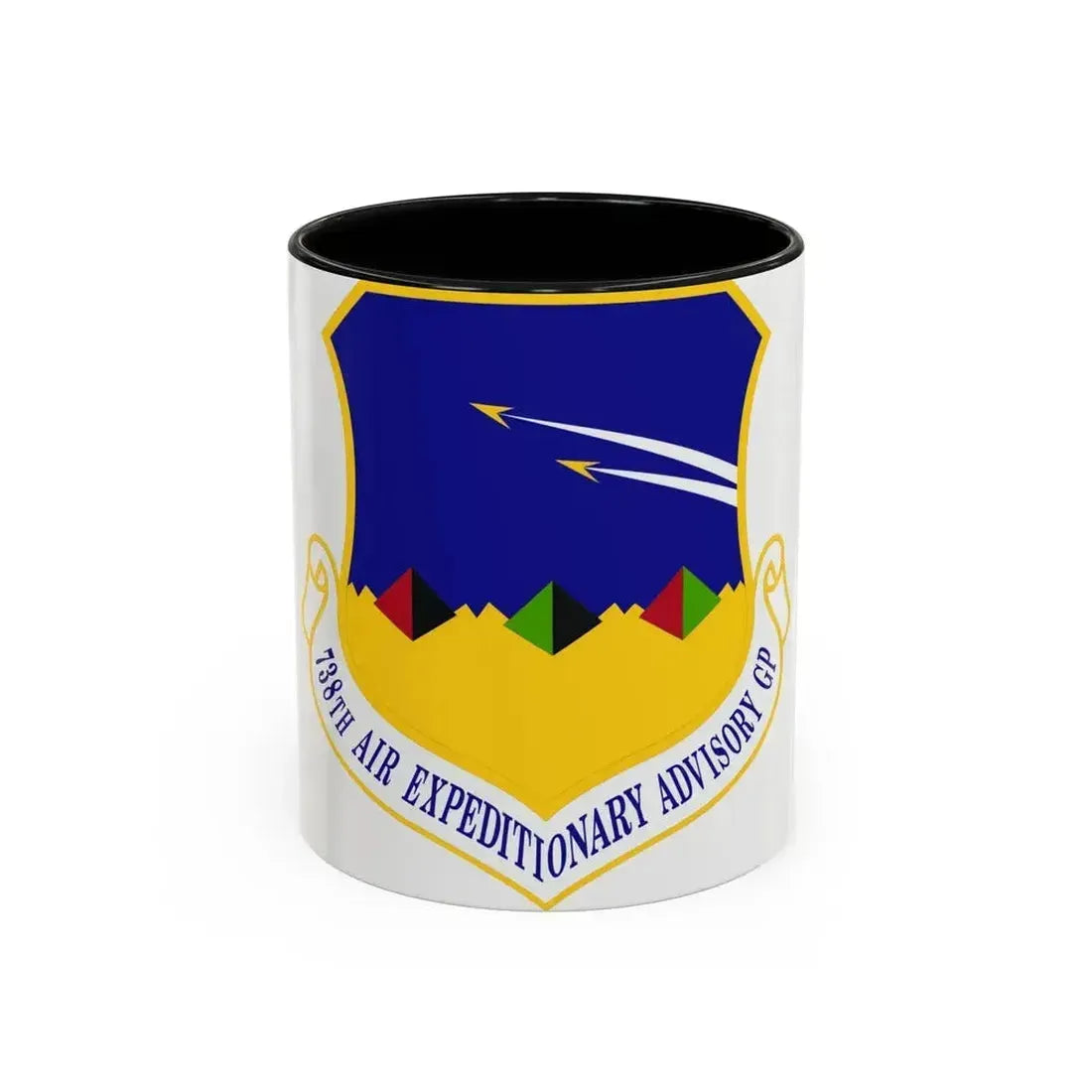 738th Air Expeditionary Advisory Group (U.S. Air Force) Accent Coffee Mug 11oz Black - Go Mug Yourself