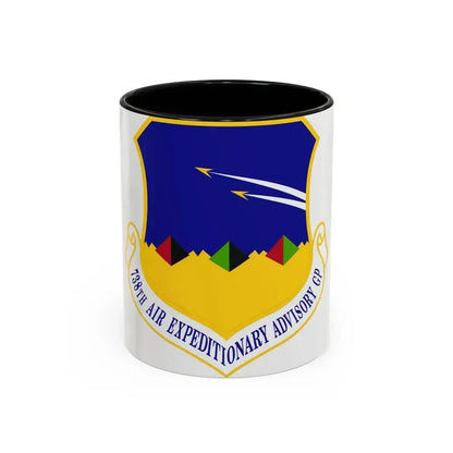 738th Air Expeditionary Advisory Group (U.S. Air Force) Accent Coffee Mug 11oz Black - Go Mug Yourself