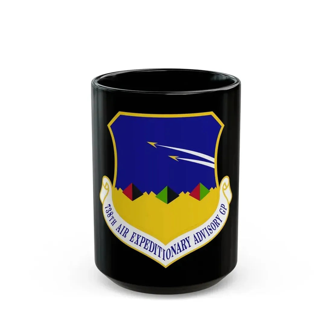 738th Air Expeditionary Advisory Group (U.S. Air Force) Black Coffee Mug - Go Mug Yourself