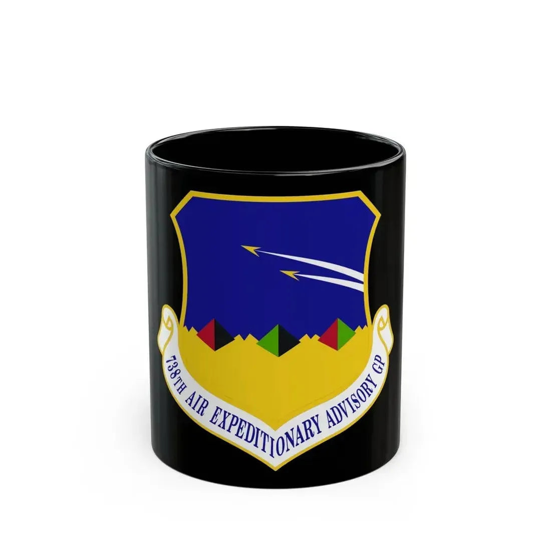 738th Air Expeditionary Advisory Group (U.S. Air Force) Black Coffee Mug - Go Mug Yourself