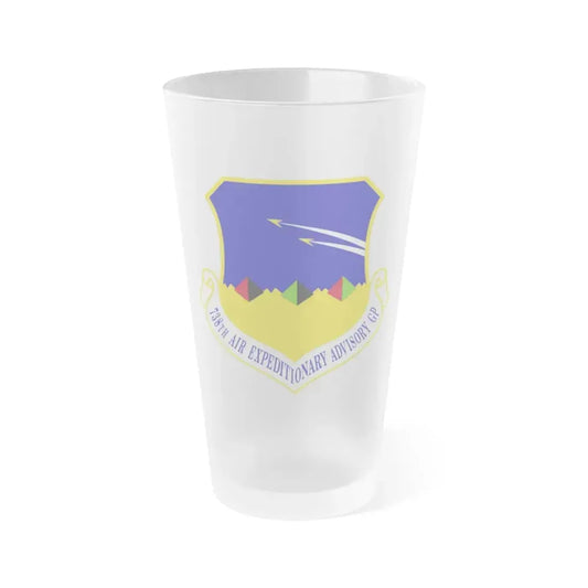 738th Air Expeditionary Advisory Group (U.S. Air Force) Frosted Pint Glass 16oz Default Title - Go Mug Yourself