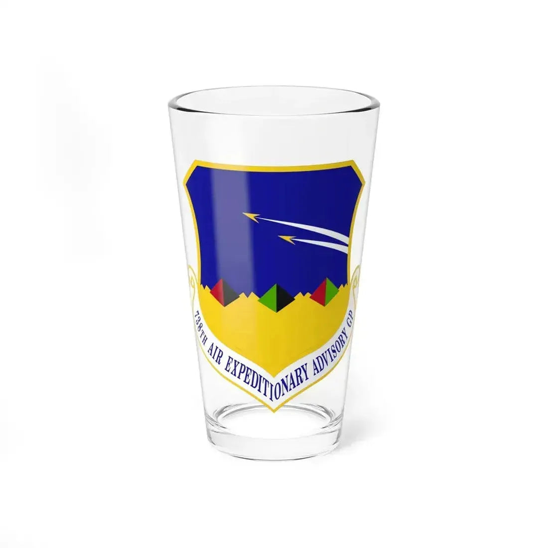 738th Air Expeditionary Advisory Group (U.S. Air Force) Pint Glass 16oz 16oz - Go Mug Yourself