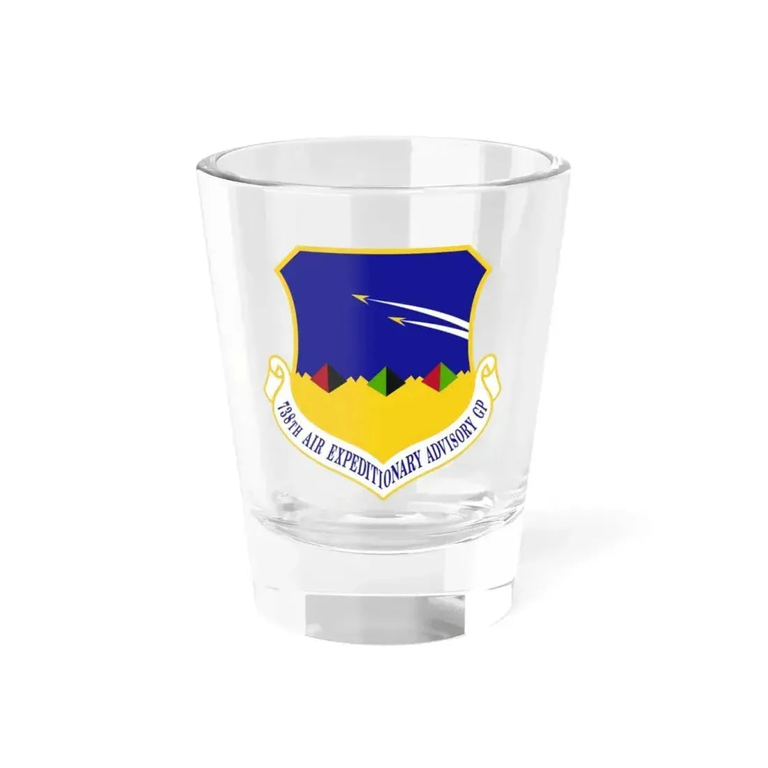 738th Air Expeditionary Advisory Group (U.S. Air Force) Shot Glass 1.5oz 1.5oz - Go Mug Yourself