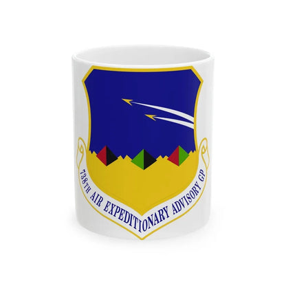 738th Air Expeditionary Advisory Group (U.S. Air Force) White Coffee Mug 11oz - Go Mug Yourself