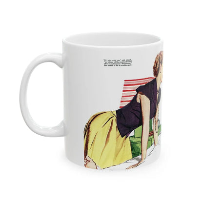 Collier's magazine illustration_1 - White Coffee Mug-Go Mug Yourself