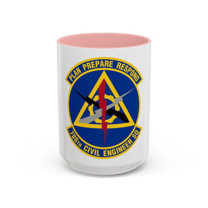 788 Civil Engineer Squadron AFMC (U.S. Air Force) Accent Coffee Mug