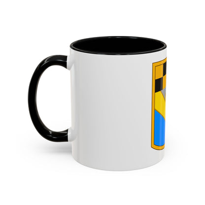 525th Expeditionary Military Intelligence Brigade (U.S. Army) Accent Coffee Mug
