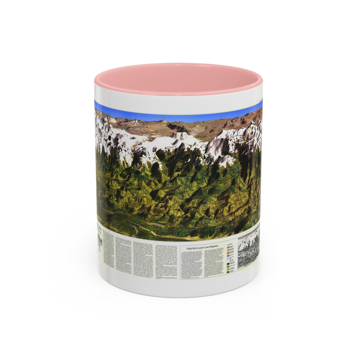 High Himalaya (1988) (Map) Accent Coffee Mug