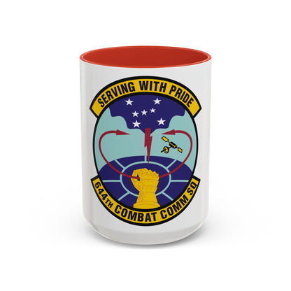 644th Combat Communications Squadron (U.S. Air Force) Accent Coffee Mug