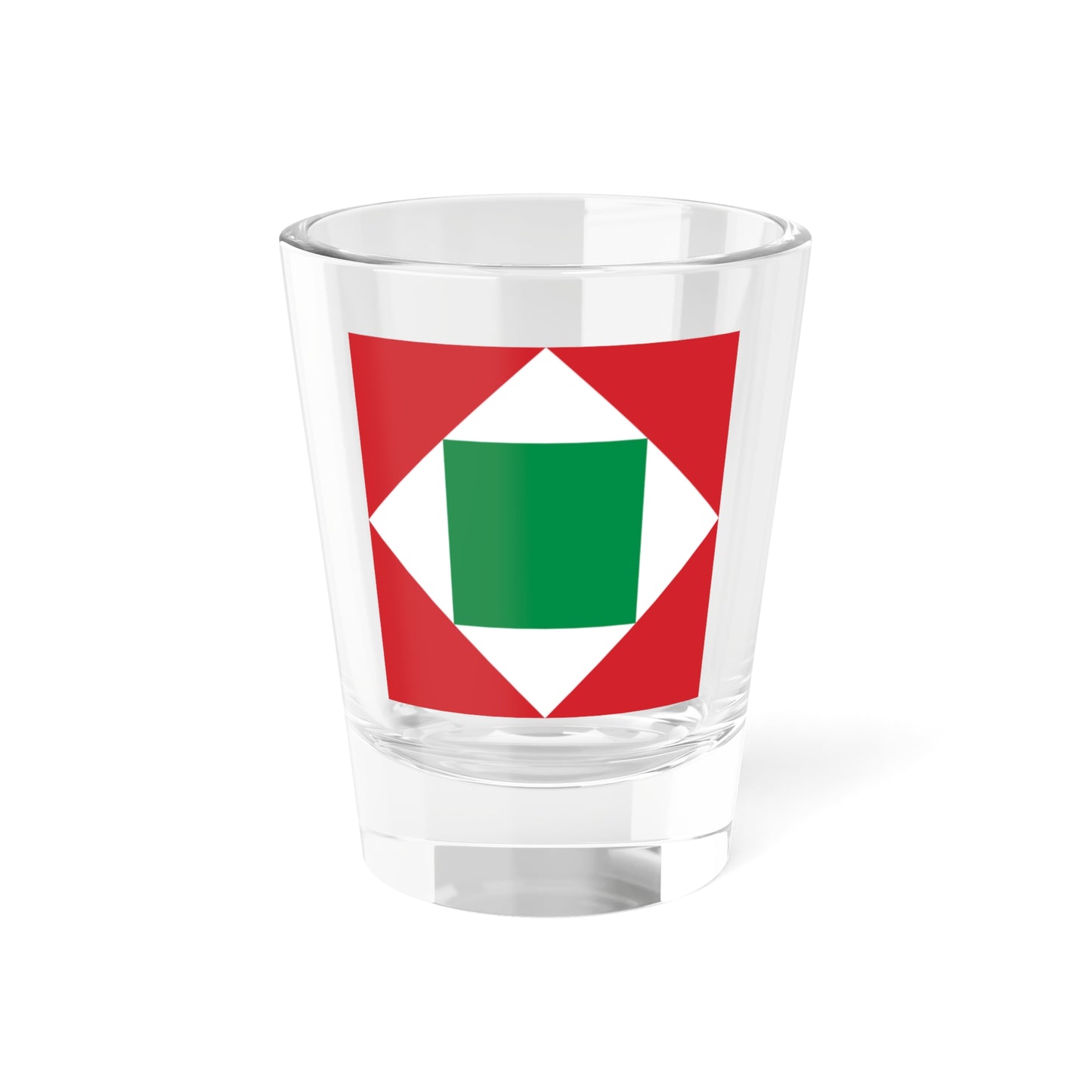 Flag of the Italian Republic 1802 (Italy) Shot Glass 1.5oz