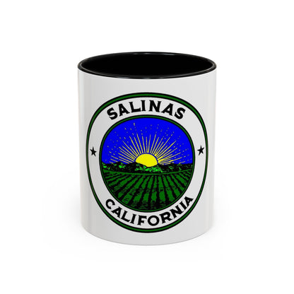Seal of Salinas California - Accent Coffee Mug