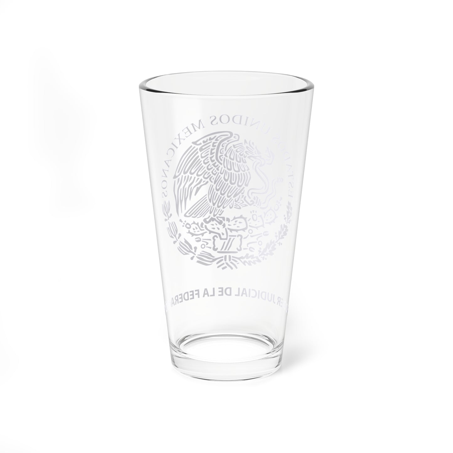 Sello Poder Judicial de la Federación México (Mexico) (Coat of Arms) Pint Glass 16oz