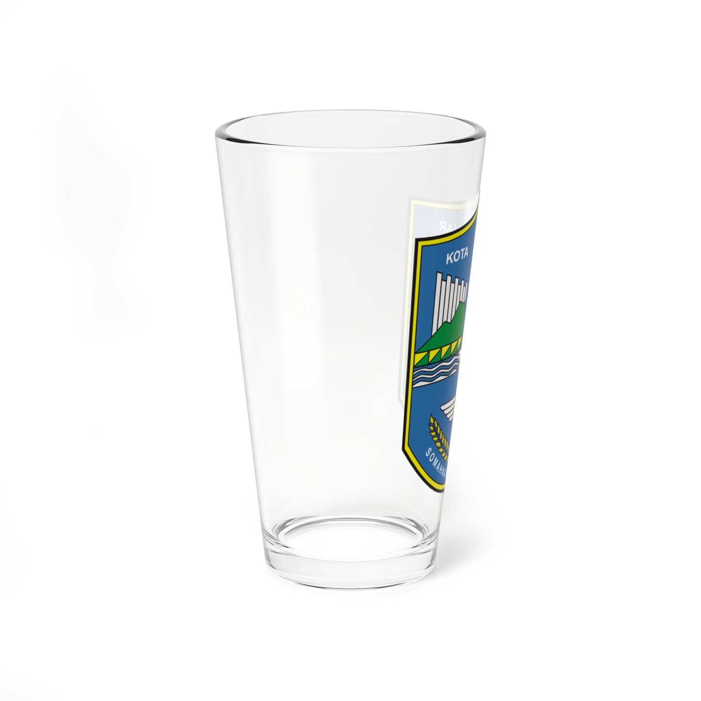 Seal of the City of Banjar (Indonesia) (Coat of Arms) Pint Glass 16oz