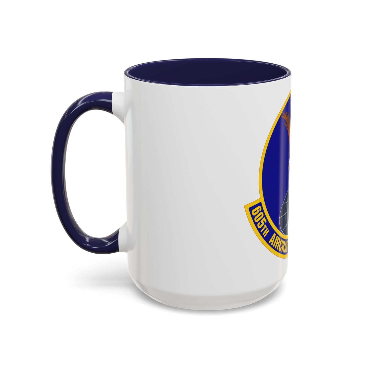 605 Aircraft Maintenance Squadron AMC (U.S. Air Force) Accent Coffee Mug