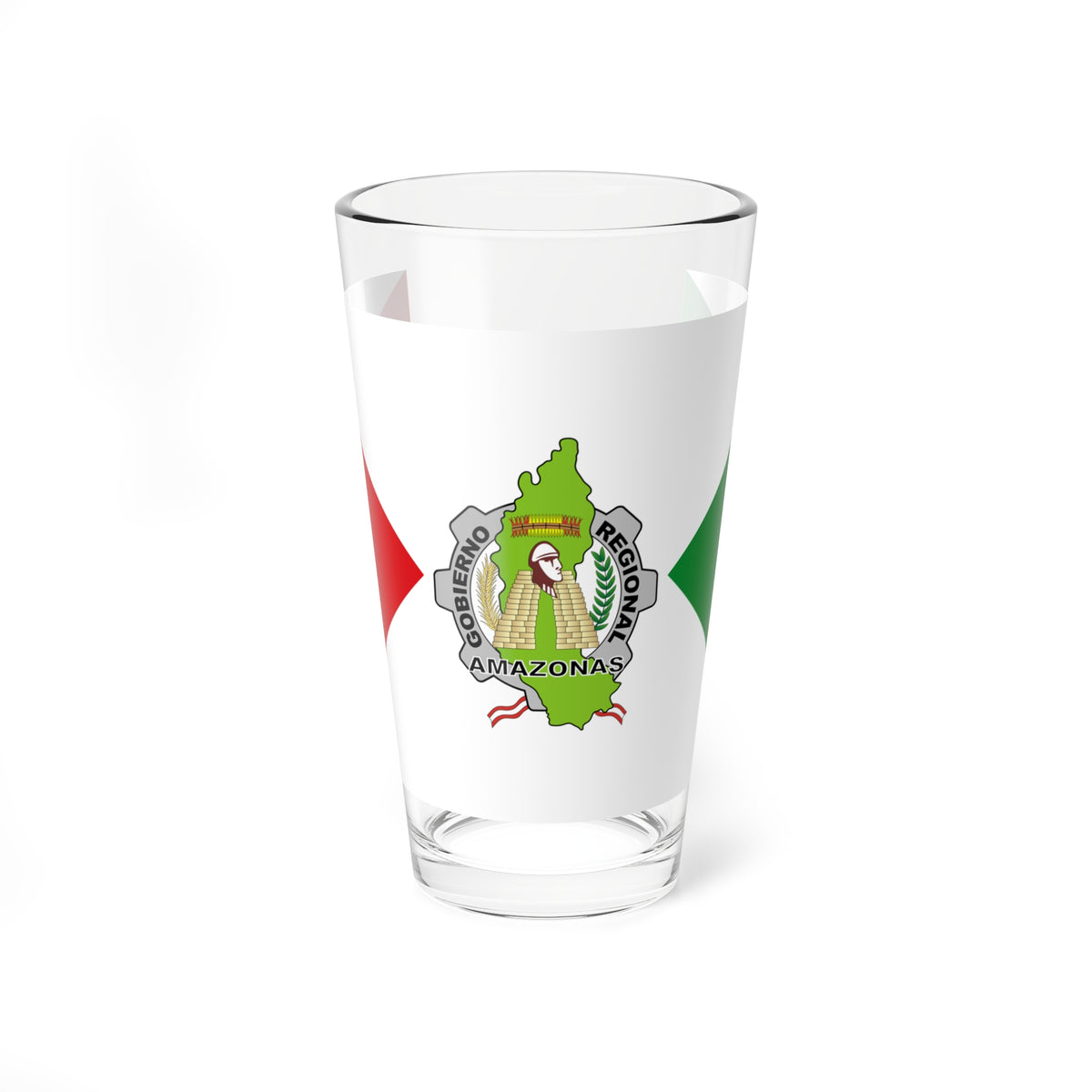 Amazonas bandera (Peru) Pint Glass 16oz