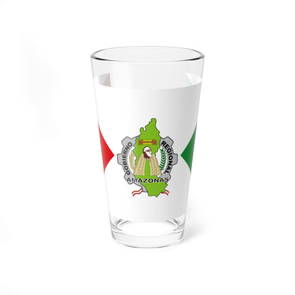 Amazonas bandera (Peru) Pint Glass 16oz