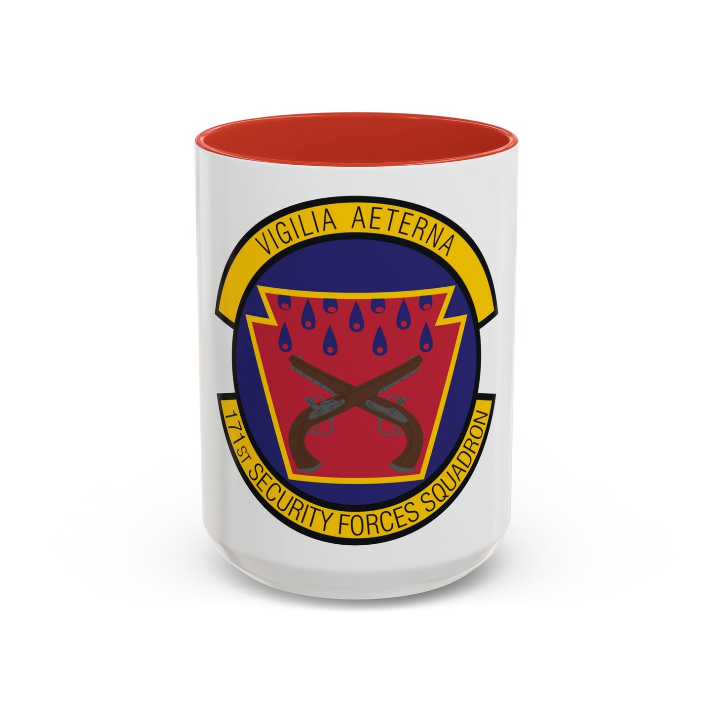 171st Security Forces Squadron (U.S. Air Force) Accent Coffee Mug