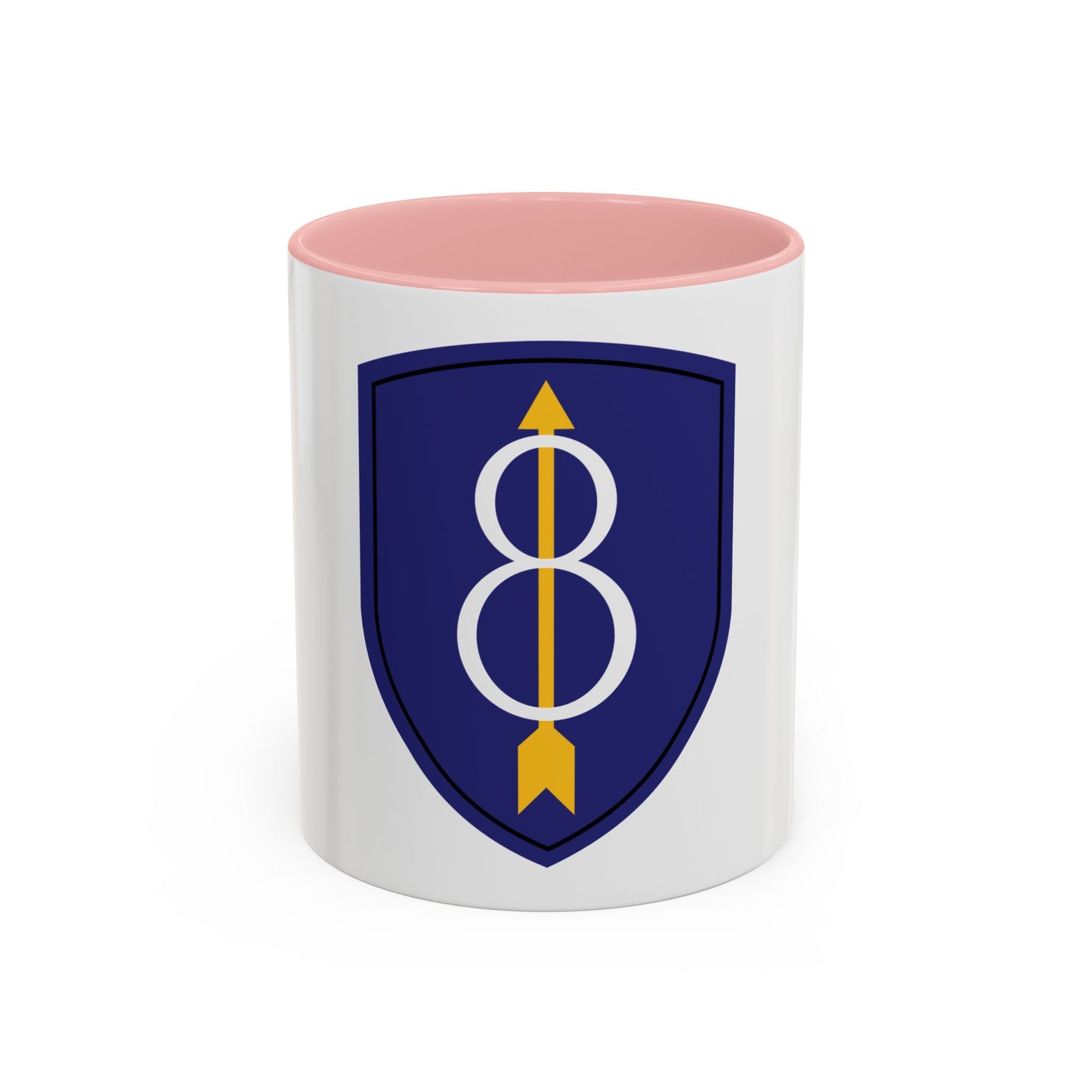 8th Infantry Division patch (U.S. Army) Accent Coffee Mug