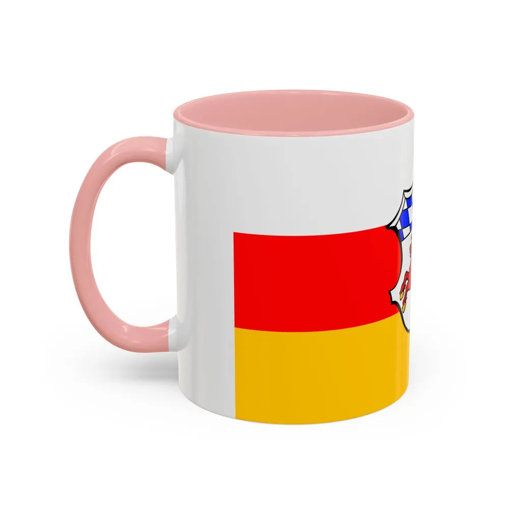 Flag of Erding Germany - Accent Coffee Mug-Go Mug Yourself