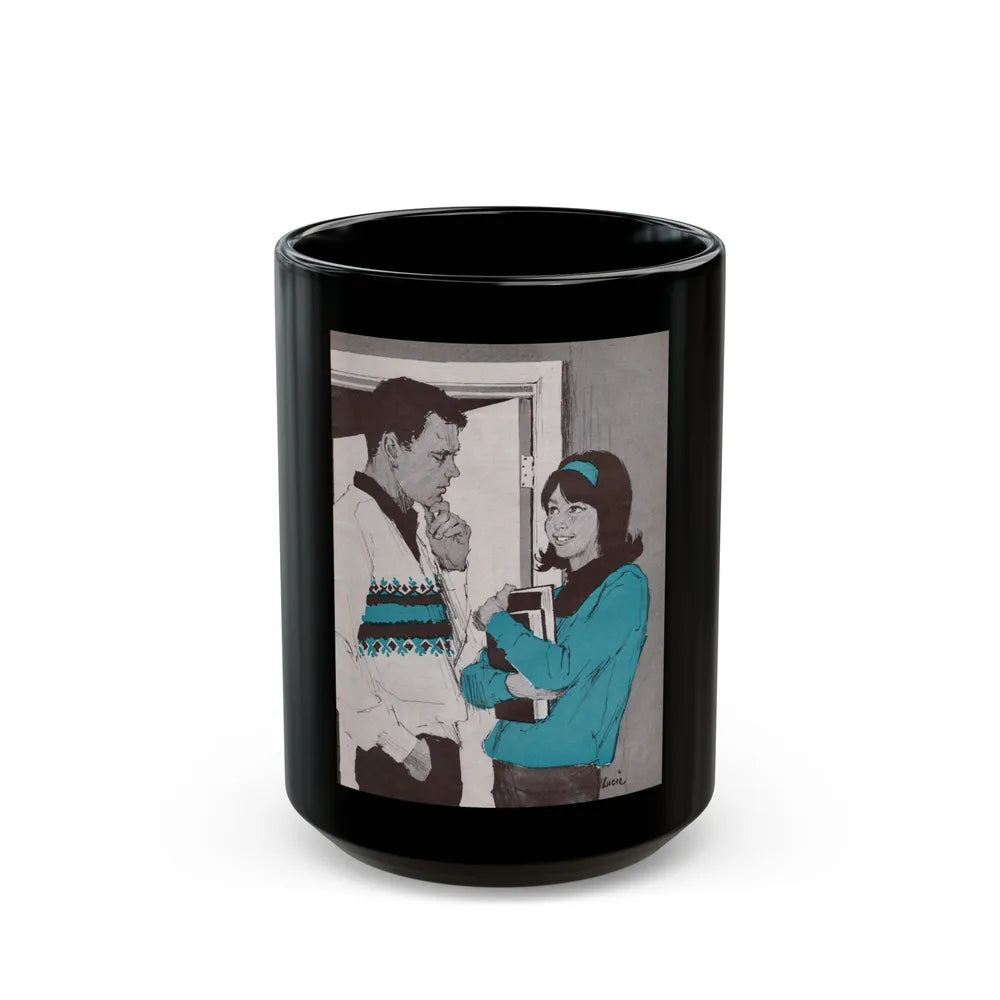 Broken Trust, Teen Magazine, 1965 - Black Coffee Mug-15oz-Go Mug Yourself