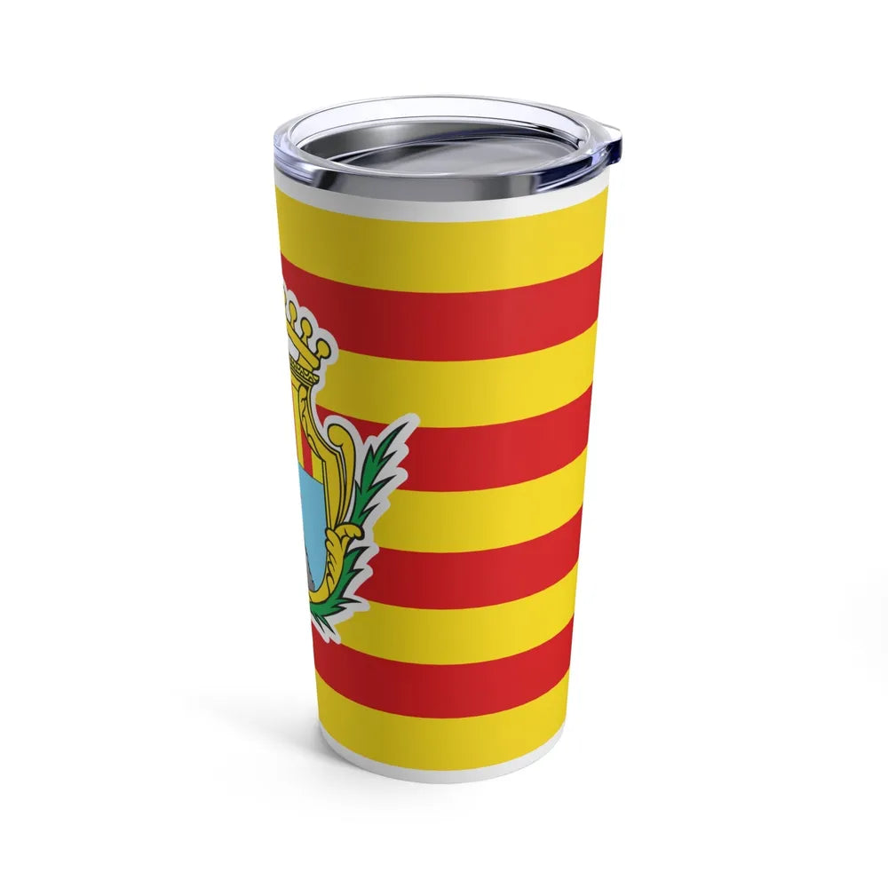 Flag of Alghero Italy - Tumbler 20oz-Go Mug Yourself