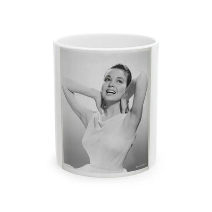 Kathryn Grant #128 (Vintage Female Icon) White Coffee Mug-11oz-Go Mug Yourself