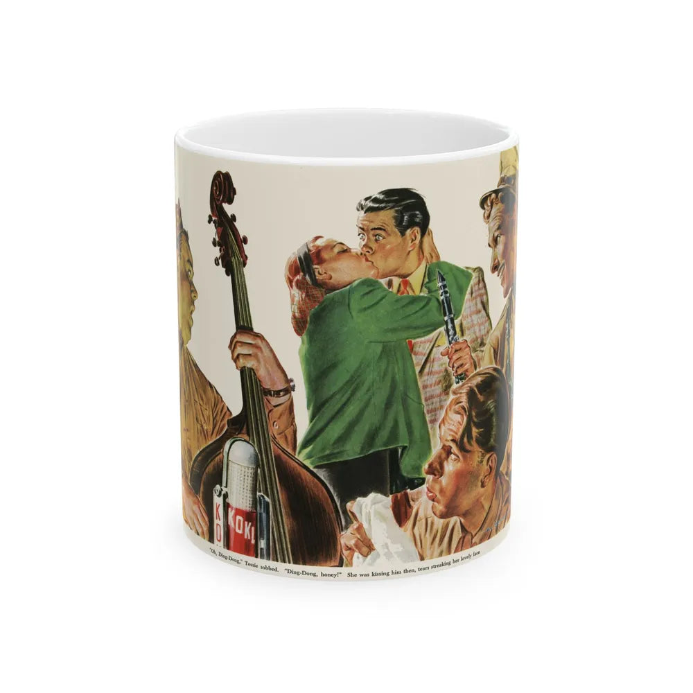 Ding-Dong Was His Name, Collier's magazine, 1944 - White Coffee Mug-11oz-Go Mug Yourself