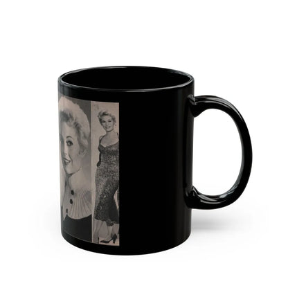 Kim Novak #150 - Scanned Mag. 66 Photos (Vintage Female Icon) Black Coffee Mug-Go Mug Yourself