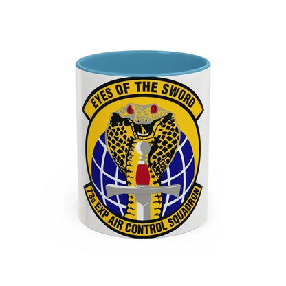 73d Expeditionary Air Control Squadron (U.S. Air Force) Accent Coffee Mug 11oz Light Blue - Go Mug Yourself