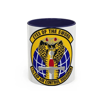 73d Expeditionary Air Control Squadron (U.S. Air Force) Accent Coffee Mug 11oz Navy - Go Mug Yourself