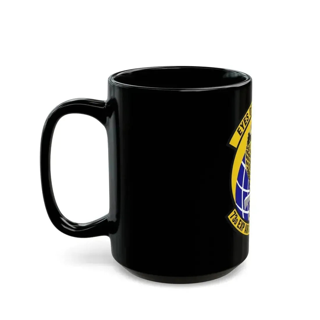 73d Expeditionary Air Control Squadron (U.S. Air Force) Black Coffee Mug - Go Mug Yourself