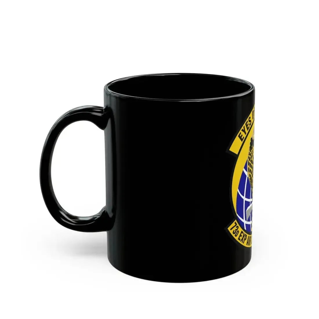 73d Expeditionary Air Control Squadron (U.S. Air Force) Black Coffee Mug - Go Mug Yourself