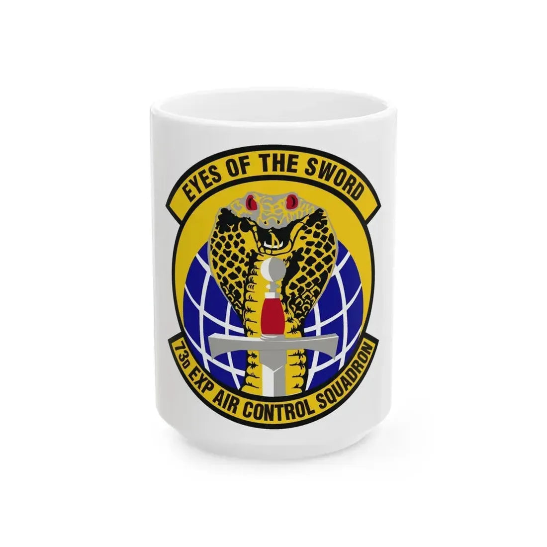 73d Expeditionary Air Control Squadron (U.S. Air Force) White Coffee Mug 15oz - Go Mug Yourself