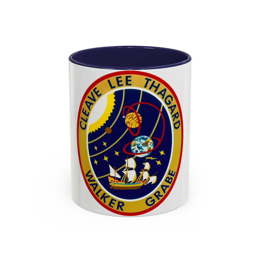 STS 30 (NASA) Accent Coffee Mug-11oz-Navy-Go Mug Yourself