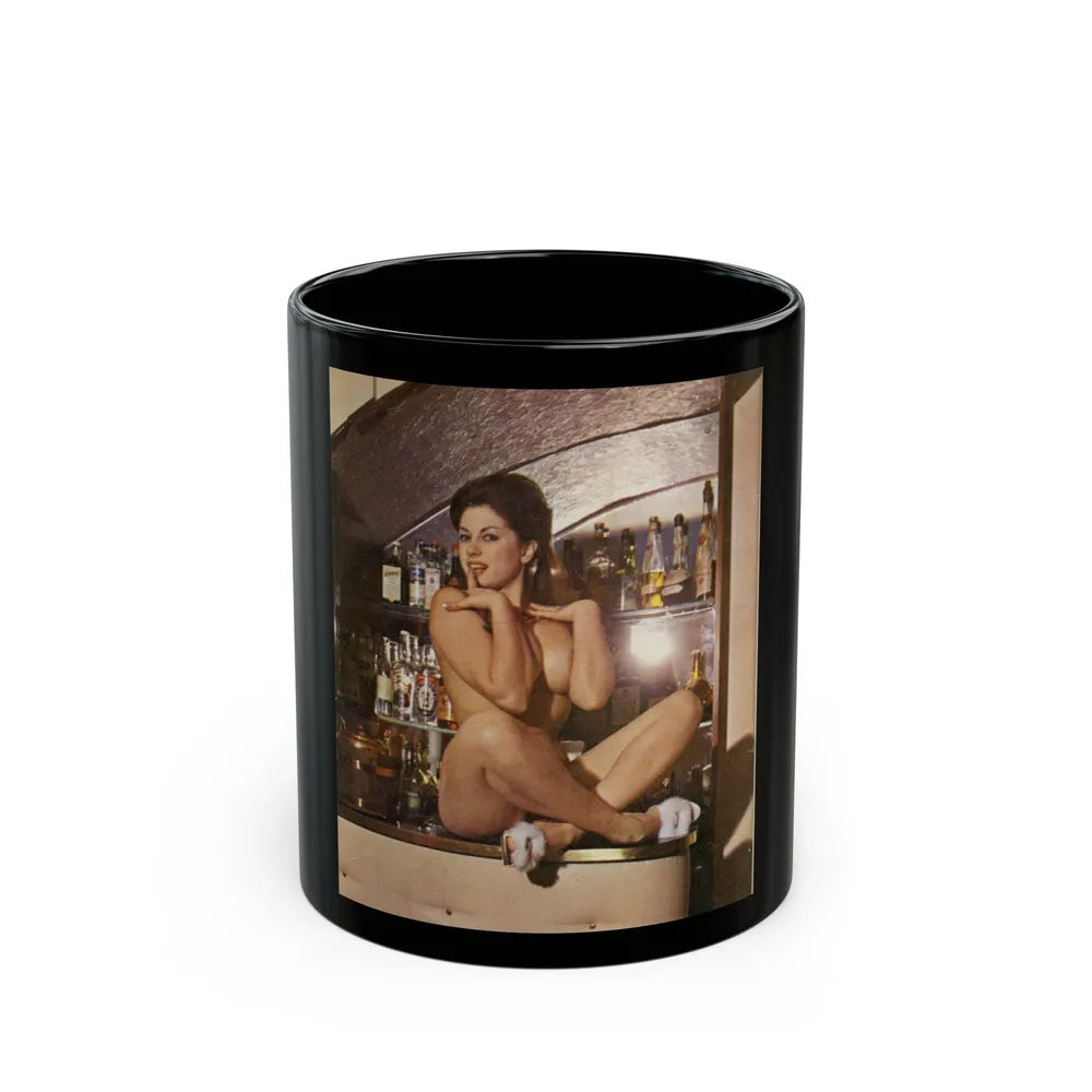 June Palmer #171 (Vintage Female Icon) Black Coffee Mug-11oz-Go Mug Yourself