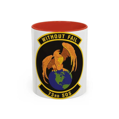 73rd Special Operations Squadron (U.S. Air Force) Accent Coffee Mug 11oz Red - Go Mug Yourself