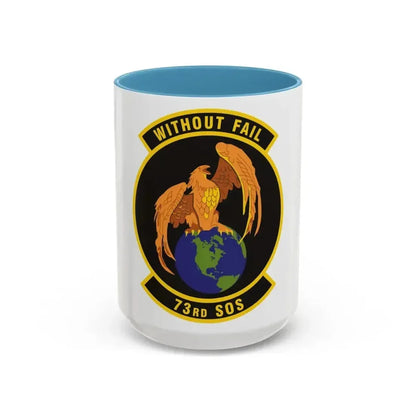 73rd Special Operations Squadron (U.S. Air Force) Accent Coffee Mug 15oz Light Blue - Go Mug Yourself