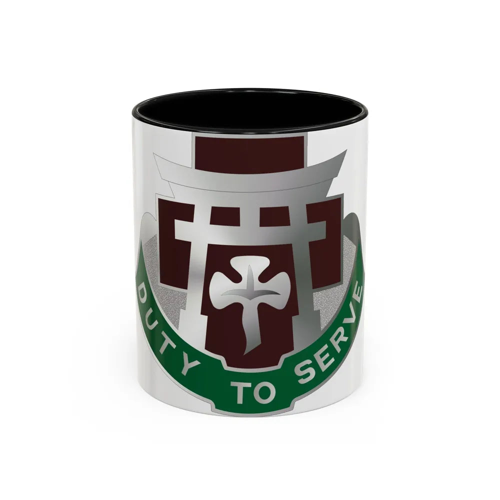 74 Field Hospital (U.S. Army) Accent Coffee Mug-11oz-Black-Go Mug Yourself