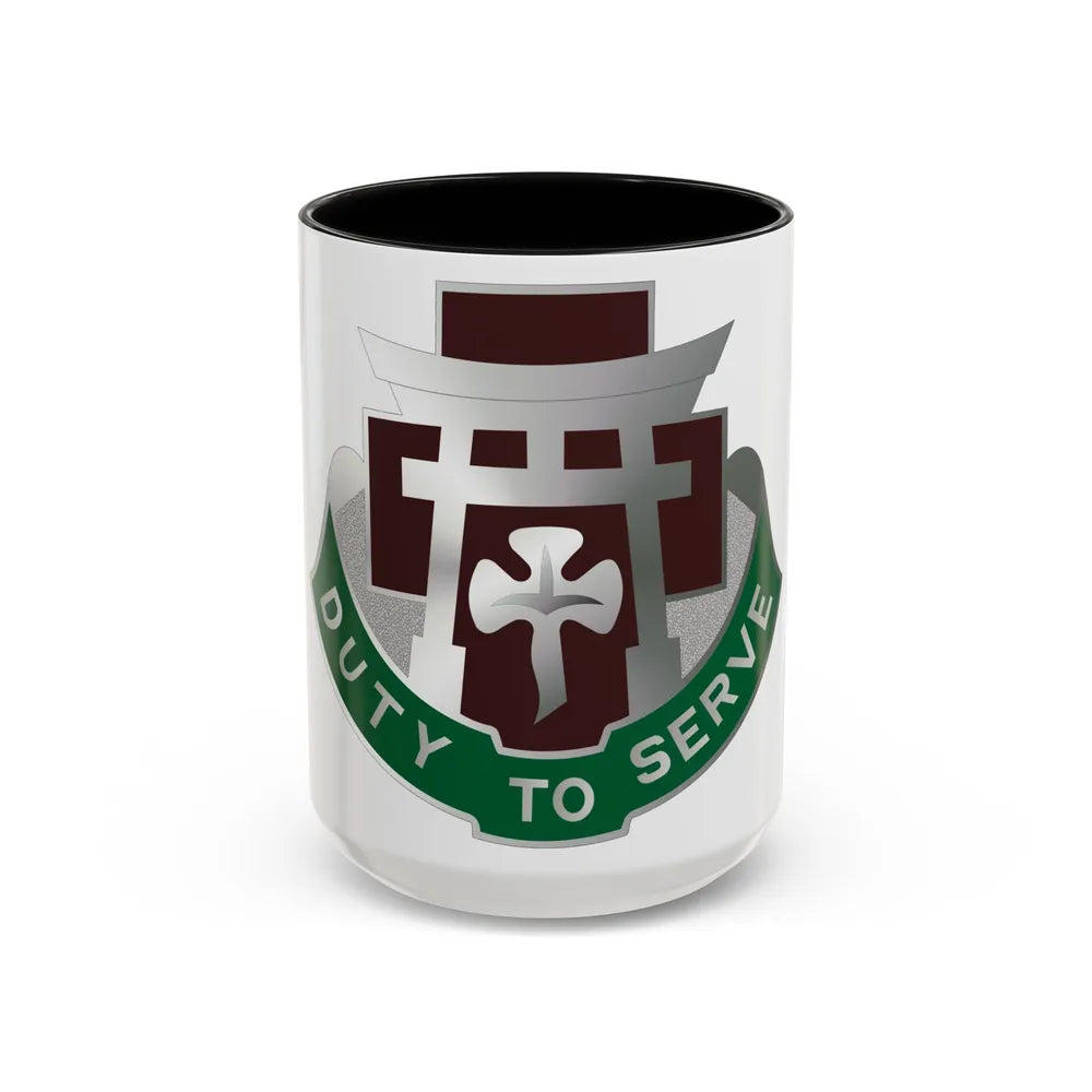 74 Field Hospital (U.S. Army) Accent Coffee Mug-15oz-Black-Go Mug Yourself