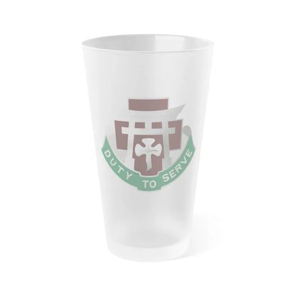 74 Field Hospital (U.S. Army) Frosted Pint Glass 16oz-Go Mug Yourself