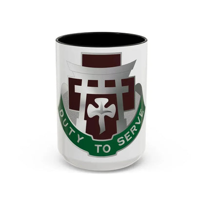 74 Field Hospital (U.S. Army) Accent Coffee Mug 15oz Black - Go Mug Yourself