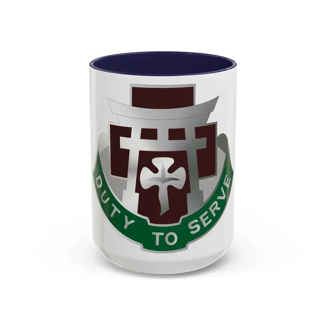 74 Field Hospital (U.S. Army) Accent Coffee Mug 15oz Navy - Go Mug Yourself