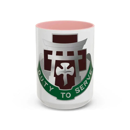 74 Field Hospital (U.S. Army) Accent Coffee Mug 15oz Pink - Go Mug Yourself